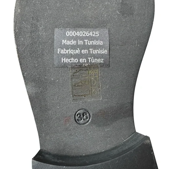 Free People Go Go Gloss Over-the-Knee Boots Size 38 Black Patent Leather - Picture 9 of 11